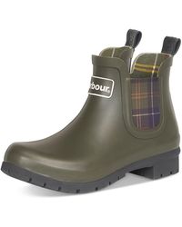 barbour kingham rubber rain boots