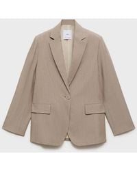 Mango - Lyocell Suit Jacket - Lyst