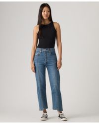 Levi's - Ribcage High Rise Straight Ankle Jeans - Lyst
