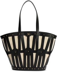 Sam Edelman - Bay Extra Large Dye Cut Leather Tote Bag - Lyst