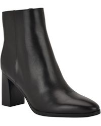Calvin Klein - Dezzi High Block Heel Booties - Lyst