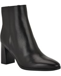 Calvin Klein - Dezzi High Block Heel Booties - Lyst