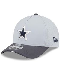 KTZ - Gray/graphite Dallas Cowboys 2025 Nfl Training Camp A-frame 9forty Adjustable Hat - Lyst