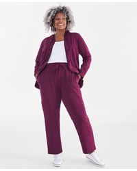 Style & Co. - Plus Size Knit Pull-on Pants - Lyst