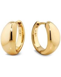 DEVATA - Dome Hoop Earrings - Lyst