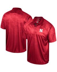 Colosseum Athletics - Nebraska Huskers Honeycomb Raglan Polo Shirt - Lyst