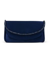 Badgley Mischka - Woman's Talia Double Flap Clutch - Lyst