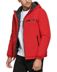 Calvin Klein - Infinite Stretch Water-resistant Hooded Jacket - Lyst