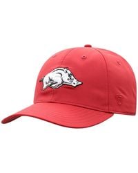 Top Of The World - Arkansas Razorbacks Victory Trainer Adjustable Hat - Lyst