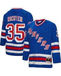 Mitchell & Ness - Mike Richter New York Rangers 1993 Line Player Jersey - Lyst