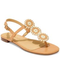 Jack Rogers - Walsh Whipstitch Slingback Flat Sandals - Lyst