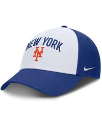 Nike - White/royal Toronto Blue Jays Club Performance Adjustable Hat - Lyst