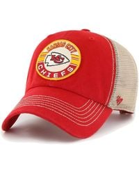 Men's '47 Charcoal Kansas City Chiefs Super Bowl LVII Champions Oasis Side  Patch Clean Up Adjustable Hat