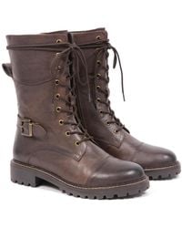 Celtic & Co. - Tall Ankle Lace Up Boot - Lyst