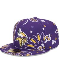 KTZ - Minnesota Vikings Paisley 59fifty Fitted Hat - Lyst