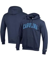 Champion - North Carolina Tar Heels Basic Arch Fleece Pullover Hoodie - Lyst