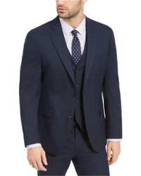 Alfani Slim-fit Stretch Solid Suit Jacket, Created For Macy's - Blue