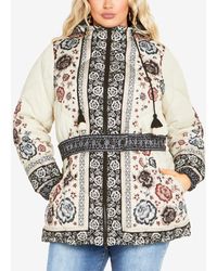 Calvin klein performance plus size asymmetrical shop puffer jacket