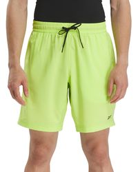 Reebok - Regular-fit Moisture-wicking 9" Woven Drawstring Shorts - Lyst