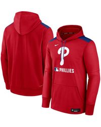 Nike - Philadelphia Phillies Authentic Collection Performance Pullover Hoodie - Lyst