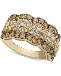 Le Vian - Nude Diamond & Chocolate Diamond Scalloped Multirow Ring (2-1/4 Ct. T.w. - Lyst