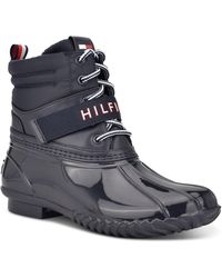 tommy hilfiger huski rain boots