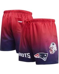 Pro Standard - Â Navy/red New England Patriots Ombre Mesh Shorts - Lyst
