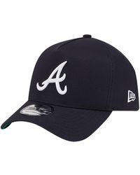 KTZ - Atlanta Braves Team Color A-frame 9forty Adjustable Hat - Lyst