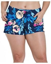 Calypsa - Plus Size 2"-3" Board Shorts - Lyst