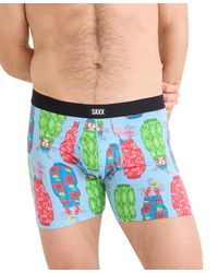 Saxx Underwear Co. - Daytripper Relaxed-fit Moisture-wicking Printed Boxer Briefs - Lyst