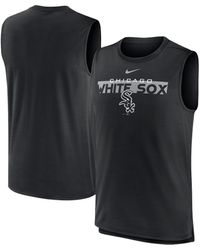 Nike - Chicago White Sox Knockout Stack Exceed Performance Muscle Tank Top - Lyst
