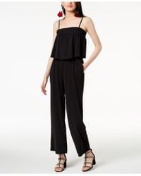 striped wrap jumpsuit