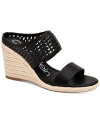 calvin klein genna canvas espadrille shoes