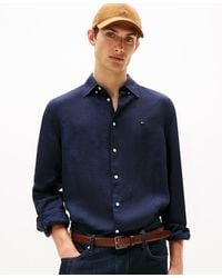 Tommy Hilfiger - Pigment-dyed Linen Shirt - Lyst