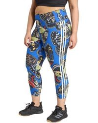 adidas - Plus Size High-rise Farm 7/8 leggings Pants - Lyst