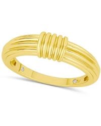 And Now This - Textured Statement Ring - Lyst