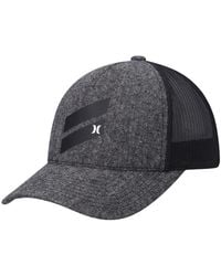 Hurley - Icon Slash Trucker Snapback Hat - Lyst