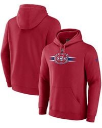 Fanatics - Montreal Canadiens Authentic Pro Secondary Pullover Hoodie - Lyst