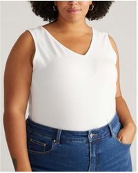 UNIVERSAL STANDARD - Plus Size Double V Tank - Lyst