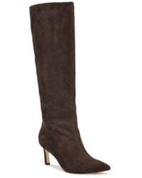 Nine West - Lorthey Tall Stiletto Dress Boots Regular Wide Calf - Lyst