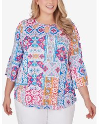 Ruby Rd. - Plus Size Eclectic Knit Top - Lyst