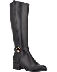 tommy jeans knee high boots