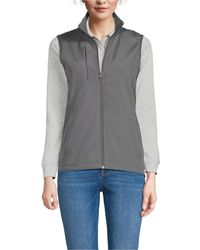 Lands' End - Soft Shell Vest - Lyst