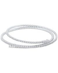 Arabella - Cubic Zirconia Wrap Collar Necklace - Lyst