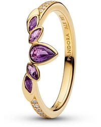 PANDORA - Disney Frozen Queen Anna Tiara Ring - Lyst