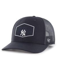 '47 - New York Yankees Ridgeline Tonal Patch Trucker Adjustable Hat - Lyst
