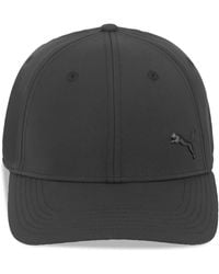 PUMA - Alloy Solid Color Cat Logo Stretch Fit Cap - Lyst