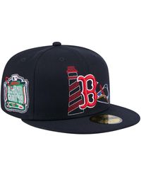 KTZ - Boston Red Sox State Stitch 59fifty Fitted Hat - Lyst