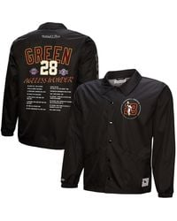 Mitchell & Ness - Darrell Green Washington Commanders Coaches Button-up Jacket - Lyst