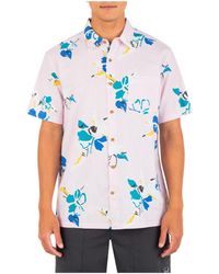 Hurley - Rincon Linen Short Sleeve Shirt - Lyst
